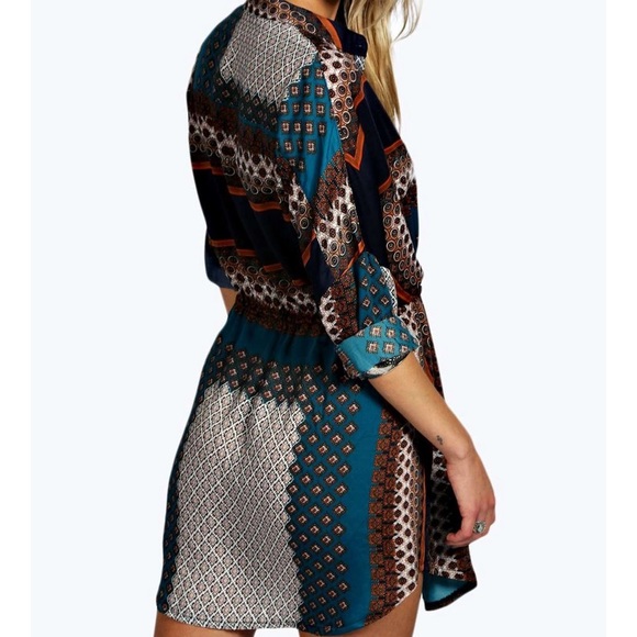 Paisley shirt dress - Picture 3 of 3